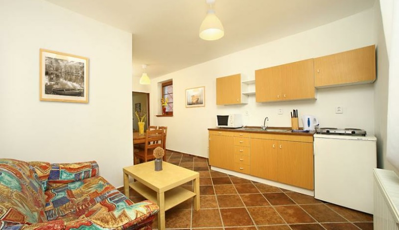 Pension ADAM Horní Planá - Pokoj č. 3 - Apartmán s kuchyňkou